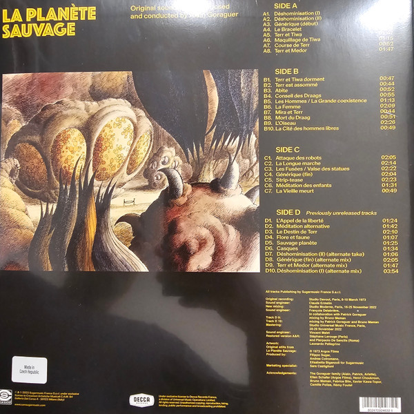 Alain Goraguer - La Planète Sauvage (Expanded Original Soundtrack) | Decca (8024709246325) - 2