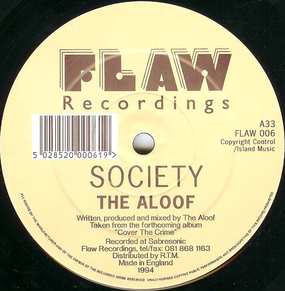 The Aloof - Society / Drum (Live Mix) | Flaw Recordings (FLAW 006)