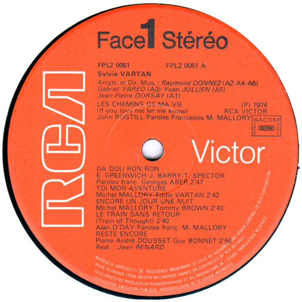 Sylvie Vartan - Sylvie Vartan | RCA Victor (FPL2 0051) - 4