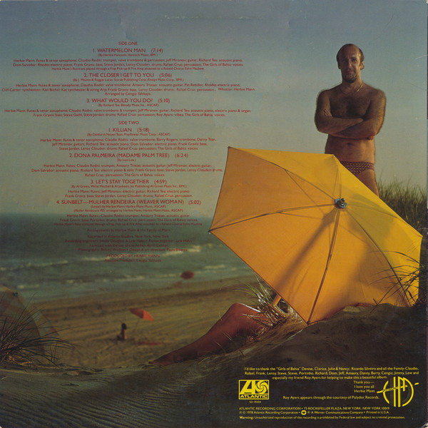 Herbie Mann - Sunbelt | Atlantic (SD 19204) - 2