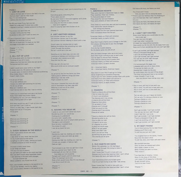 Air Supply - Lost In Love | Arista (25RS-86) - 4