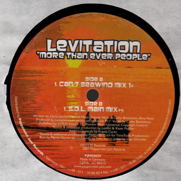 Levitation - More Than Ever People | Peppermint Jam (PJMS0059) - main