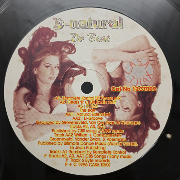D-Natural - Dr Beat | Casa Trax (12CT009)