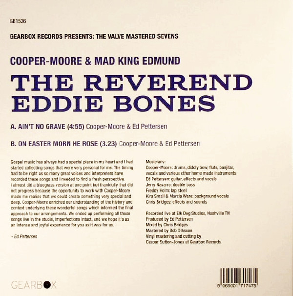 Cooper-Moore & Mad King Edmund - The Reverend Eddie Bones | Gearbox Records (GB1536)