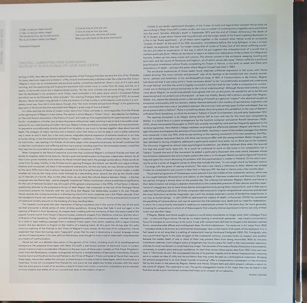 Igor Levit - Tristan | Sony Classical (19439943511) - 3