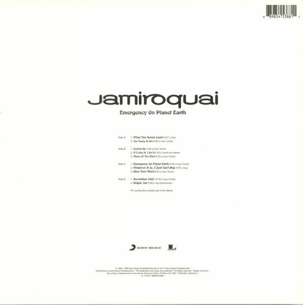 Jamiroquai - Emergency On Planet Earth | Sony Music (88985453881) - 2 Jamiroquai - Emergency On Planet Earth | Sony Music (88985453881) - 2