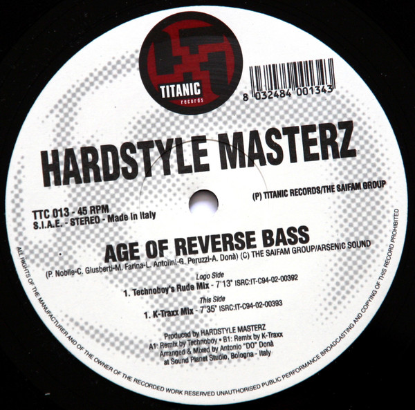 Hardstyle Masterz - Age Of Reverse Bass | Titanic Records (TTC 013)