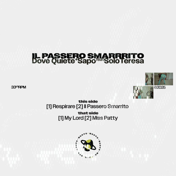 Dove Quiete , Sapo , Solo Teresa - Il Passero Smarrito Ep | Muovo Musica Records (MUOVO05) - main