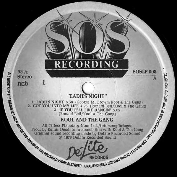 Kool & The Gang - Ladies' Night | Sound Of Scandinavia (SOSLP 008) - 2
