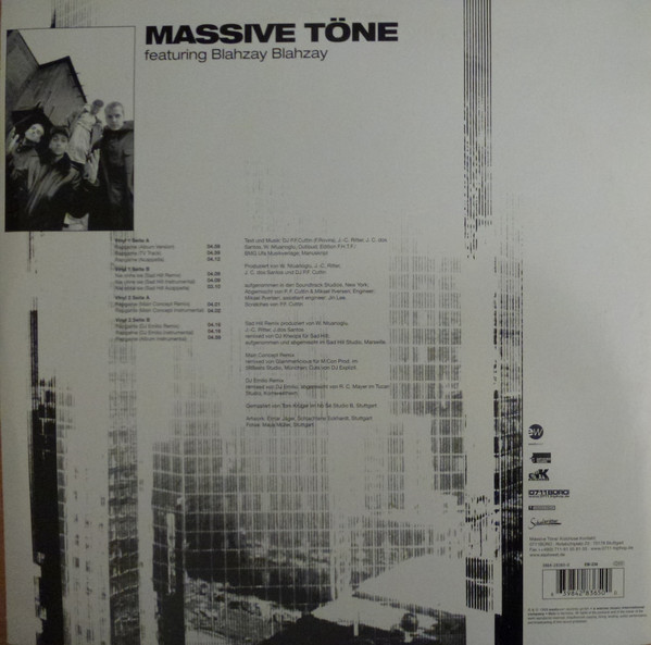 Massive Töne Featuring Blahzay Blahzay - Rapgame | EastWest (3984-28365-0) - 2