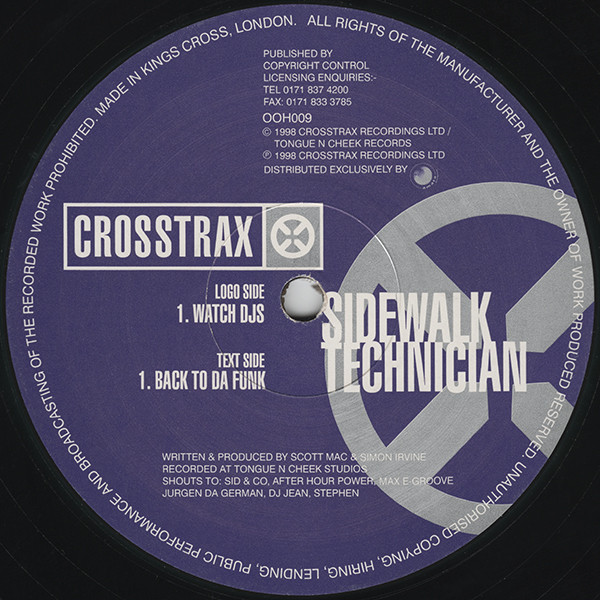 Sidewalk Technician - Watch DJs | Ooh! Outstanding Original House (OOH009) - main Sidewalk Technician - Watch DJs | Ooh! Outstanding Original House (OOH009) - main