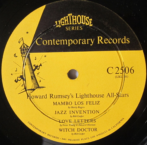 Howard Rumsey's Lighthouse All-Stars - Vol. 3 Howard Rumsey's Lighthouse All-Stars | Contemporary Records (C 2506) - 4