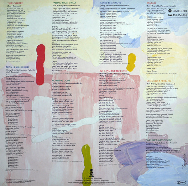 Marianne Faithfull - A Childs Adventure | Island Records (205 334-320)