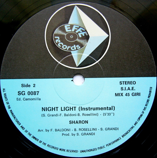 Sharon - Gigoló | Effe Records (Italy) (SG 0087) - 4 Sharon - Gigoló | Effe Records (Italy) (SG 0087) - 4