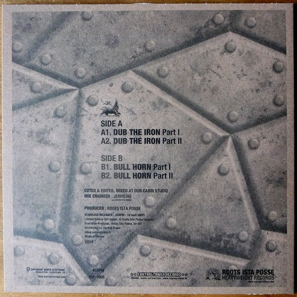 Roots Ista Posse - Dub The Iron / Bull Horn | Roots Ista Posse Records (R!P-1005) - 4