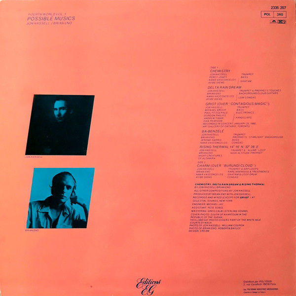 Jon Hassell / Brian Eno - Fourth World Vol. 1 - Possible Musics | Polydor (2335 207) - 2