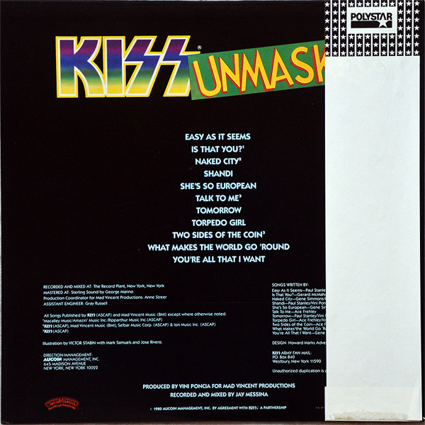 Kiss - Unmasked | Casablanca (25S-3) - 2 Kiss - Unmasked | Casablanca (25S-3) - 2