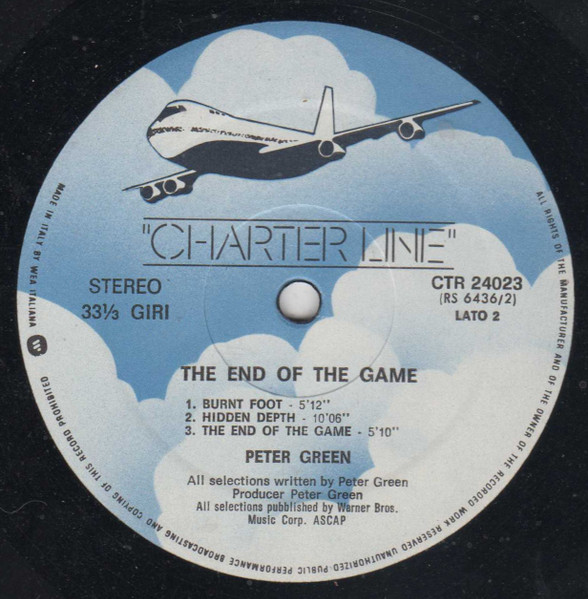 Peter Green - The End Of The Game | Charter Line (CTR 24023) - 4