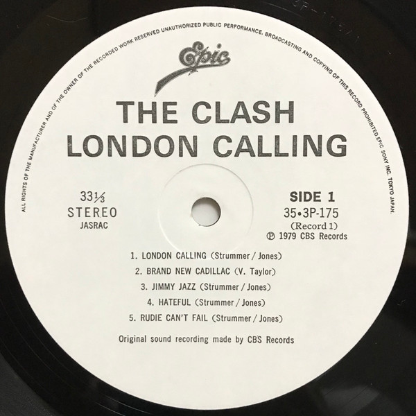 The Clash - London Calling | Epic (35・3P-175~6) - 3