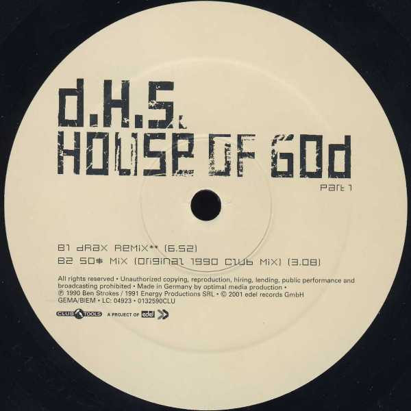 DHS - House Of God (Part 1) | Club Tools (013259-0 CLU) - 4