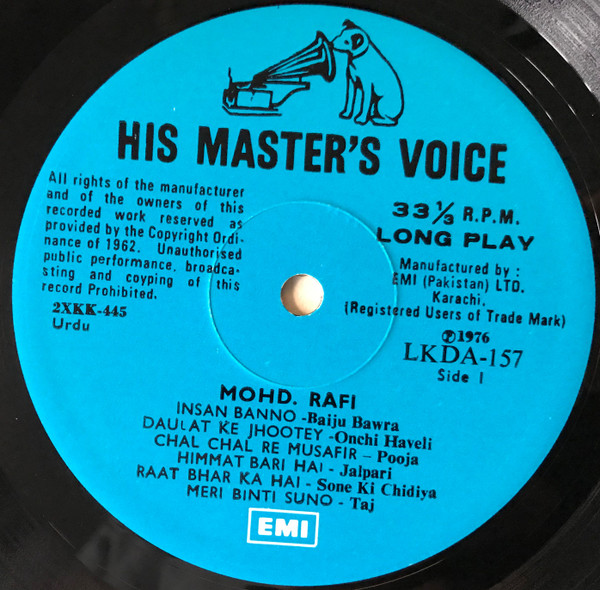 Mohd. Rafi - Mohd Rafi | Odeon (LKDA-157) - main