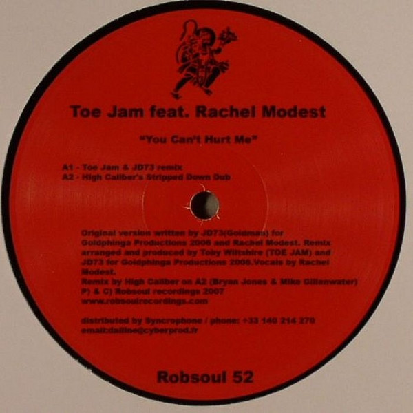 Toe Jam Feat. Rachel Modest - You Can't Hurt Me | Robsoul Recordings (Robsoul 52)