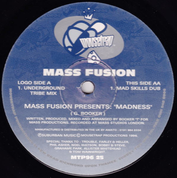 Mass Fusion - Madness | Mousetrap Records (MTP96 25)