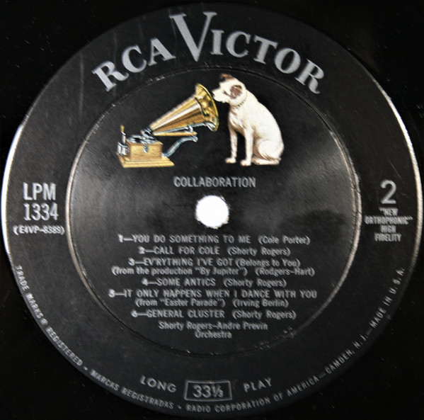 Shorty Rogers And André Previn - Collaboration | RCA Victor (LPM-1334) - 4
