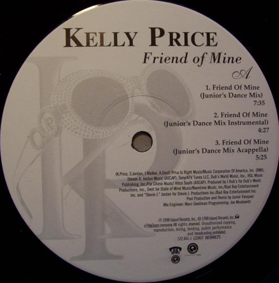 Kelly Price - Friend Of Mine | Island Records (572 441-1) - main