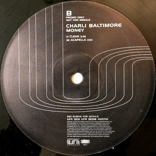 Charli Baltimore - Money | Epic (XPR 3231) - main
