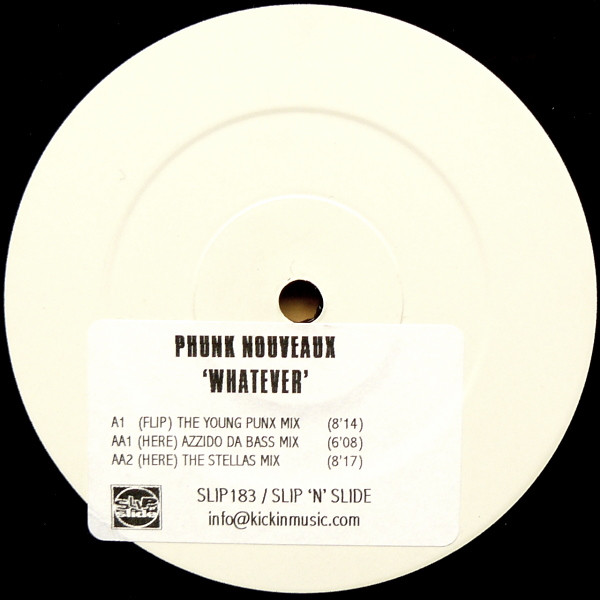 Phunk Nouveaux - Whatever | Slip 'n' Slide (SLIP183)