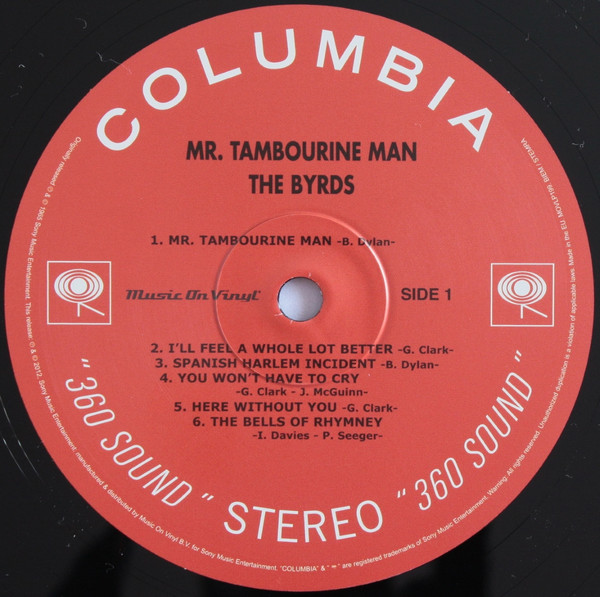 The Byrds - Mr. Tambourine Man | Music On Vinyl (MOVLP199) - 3
