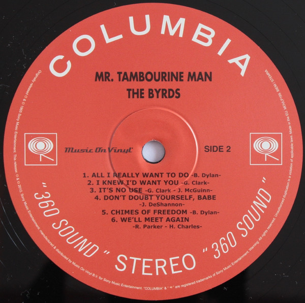 The Byrds - Mr. Tambourine Man | Music On Vinyl (MOVLP199) - 4