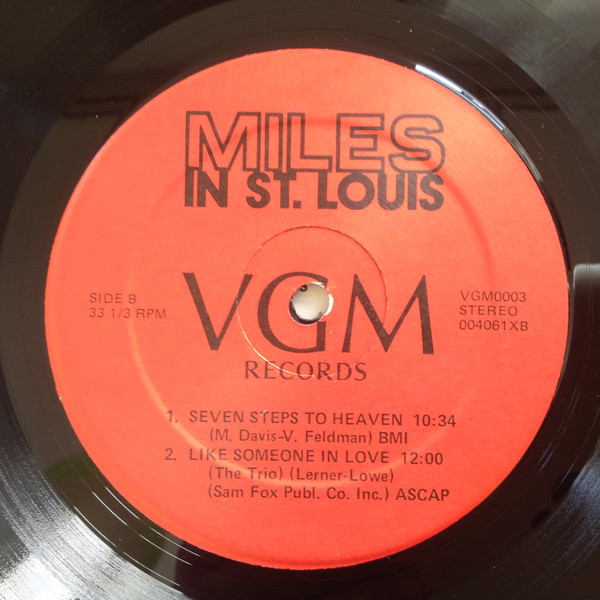 The Miles Davis Quintet - Miles In St. Louis | VGM Records (VGM0003) - 4