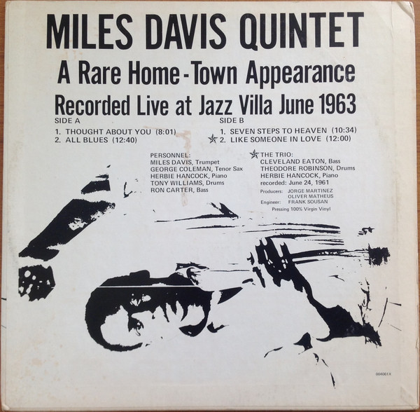 The Miles Davis Quintet - Miles In St. Louis | VGM Records (VGM0003) - 2