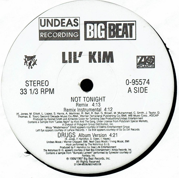 Lil' Kim Featuring Da Brat , Left Eye , Missy Elliott and Angie Martinez - Not Tonight | Big Beat (0-95574) - 3