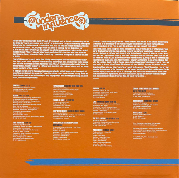 Rahaan - Under The Influence Volume Ten (A Collection Of Rare Funk & Disco) | Z Records (ZEDDLP057) - 2