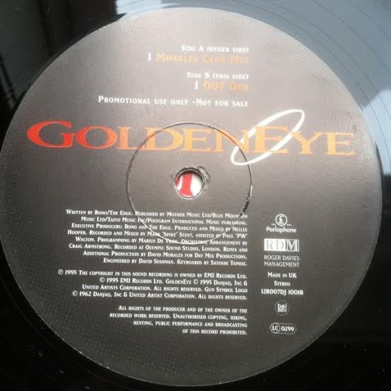 Tina Turner - GoldenEye | Parlophone (12R 007DJ 1001) Tina Turner - GoldenEye | Parlophone (12R 007DJ 1001)