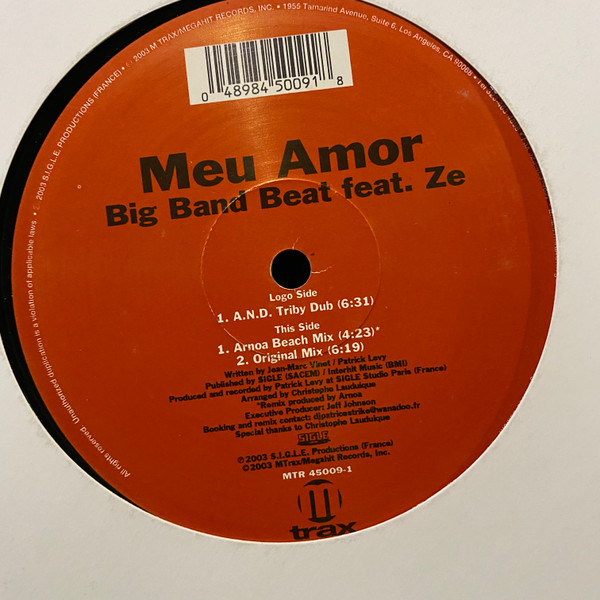 Big Band Beat feat. Ze - Meu Amor | M Trax (MTR 45009-1)