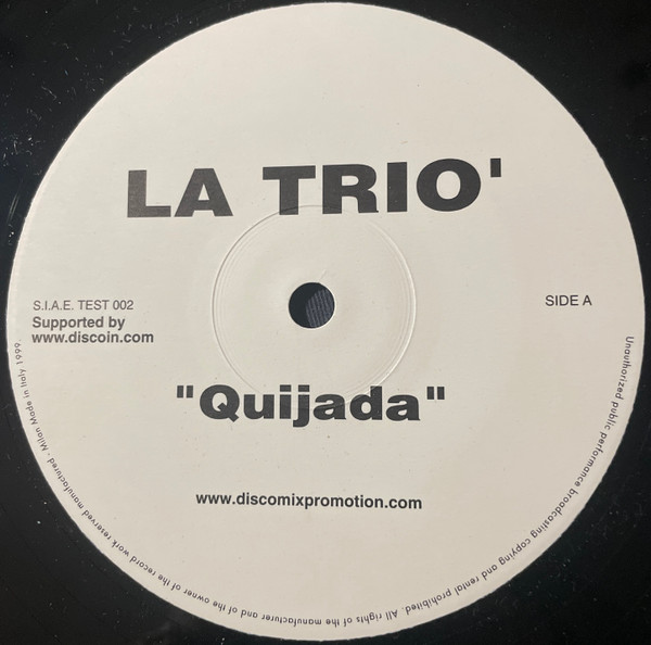 La Trio' - Quijada | Disco Inn (TEST 002) La Trio' - Quijada | Disco Inn (TEST 002)