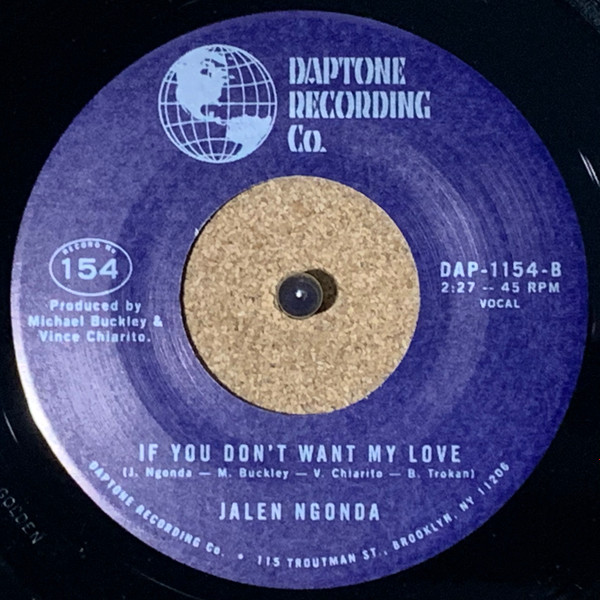 Jalen N'Gonda - Here To Stay / If You Don't Want My Love | Daptone Records (DAP-1154) - main Jalen N'Gonda - Here To Stay / If You Don't Want My Love | Daptone Records (DAP-1154) - main