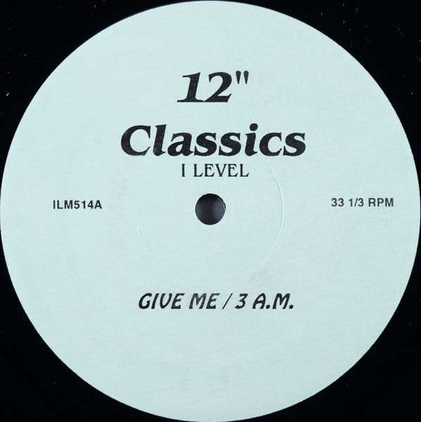 I-Level / Harold Melvin And The Blue Notes - Give Me / 3 A.M. / Message In Our Music / The Love I Lost | 12" Classics (ILM514)