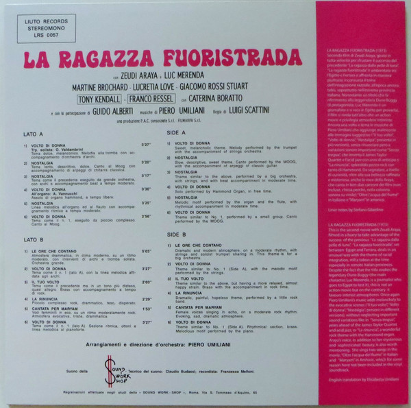 Piero Umiliani - La Ragazza Fuoristrada | Schema (SCEB922 LP) - 2