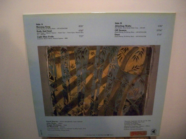 David Murray Quartet - Morning Song | Black Saint (BSR 0075) - 4