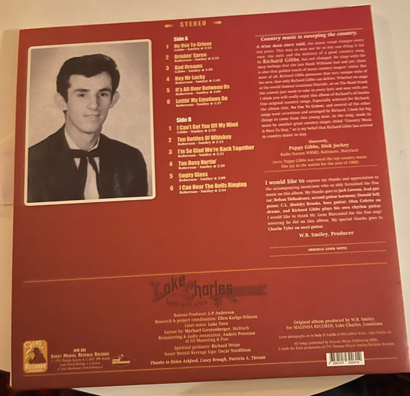 Richard Gibbs - No Use To Grieve | Sweet Mental Revenge (SMR 002) - 4