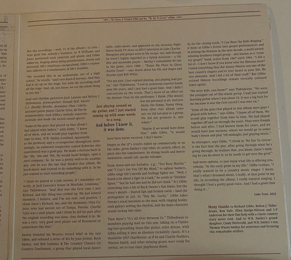 Richard Gibbs - No Use To Grieve | Sweet Mental Revenge (SMR 002) - 3