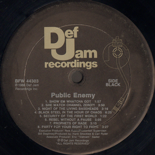 Public Enemy - It Takes A Nation Of Millions To Hold Us Back | Def Jam Recordings (BFW 44303) - 4 Public Enemy - It Takes A Nation Of Millions To Hold Us Back | Def Jam Recordings (BFW 44303) - 4
