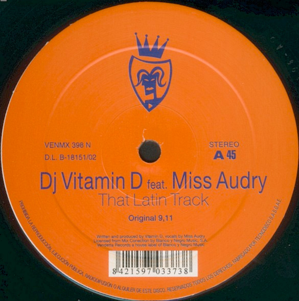 DJ Vitamin D - That Latin Track | Vendetta Records (VENMX 398 N)