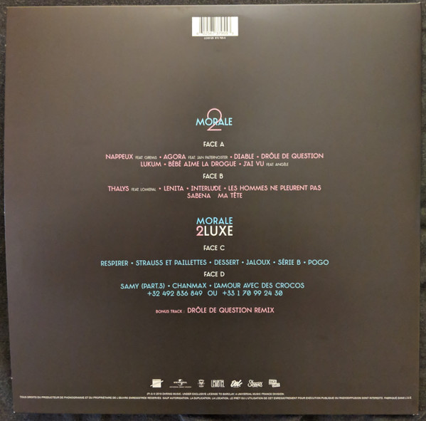 Roméo Elvis  &  Le Motel - Morale 2luxe | Daring Music (673 795-5) - 2