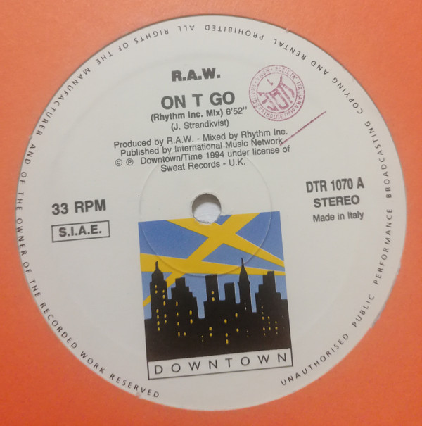 R.A.W. - On T Go | Downtown (DTR 1070) - 2